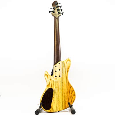 2019 Alpher Mako Elite Thinline 6-String Bass Guitar w/ Aguilar Super Singles, Wenge Neck/Top, Boutique Build Quality image 15