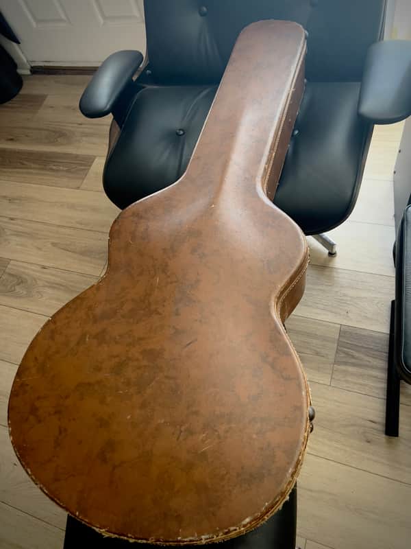 Gibson vintage 50's Lufton case for ES-150, J-200. ES-300,ES-175 case 1950s - brown image 1