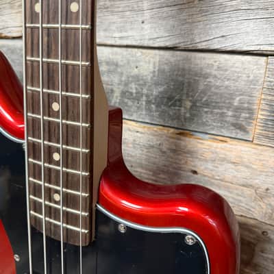 Squier Vintage Modified Jaguar Bass Special SS Candy Apple Red image 6