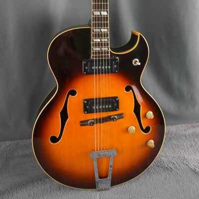 Guyatone Hollowbody Electric 1960s - Sunburst Japan Dual Pickup image 2