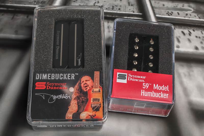 Seymour Duncan Dimebag Pickup Set SH-13 Dimebucker Bridge & SH-1 59 Neck BLACK image 1