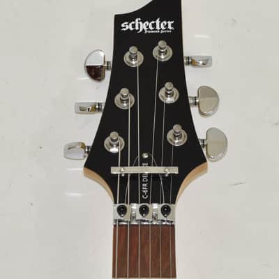 Schecter C-6 FR Deluxe Electric Guitar Satin Black B-Stock 2293 image 5