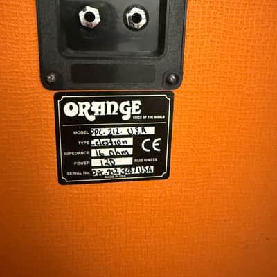 Orange PPC212 120-Watt 2x12" Guitar Cabinet 2002 - Present - Orange image 5
