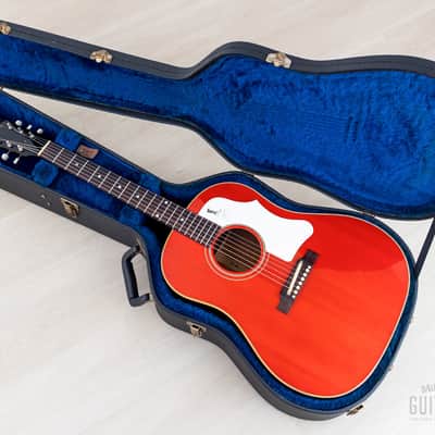 2009 Gibson J-45 ADJ Dreadnought Acoustic Guitar Transparent Orange w/ Case image 18