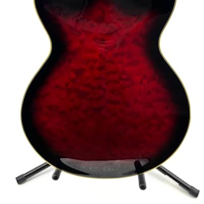 Ibanez AM93-TRS Artcore 2012 - 2013 - Transparent Red Sunburst with Ibanez Hard Case image 7
