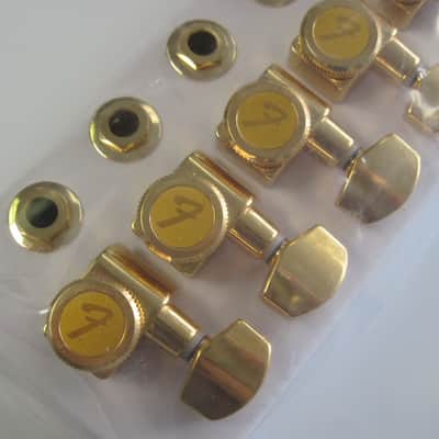Fender Gold Locking Tuners for Standard Deluxe Professional Elite Ultra 0990818200 image 2