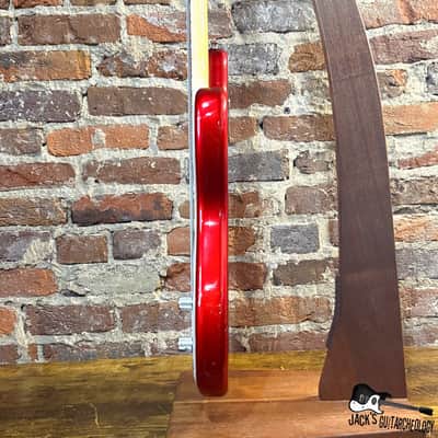 Fender P-Bass *MIJ* Electric Bass w/GB (1990s - Candy Apple Red) image 4