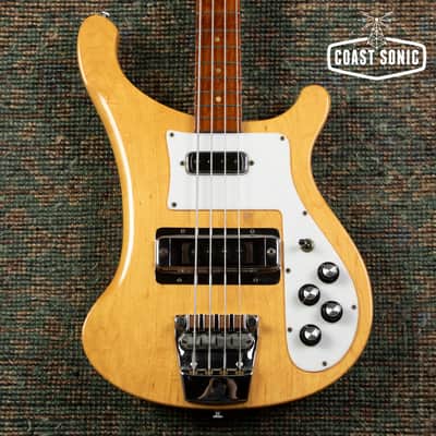 1976 Rickenbacker 4001S Standard Model Bass, with case image 1