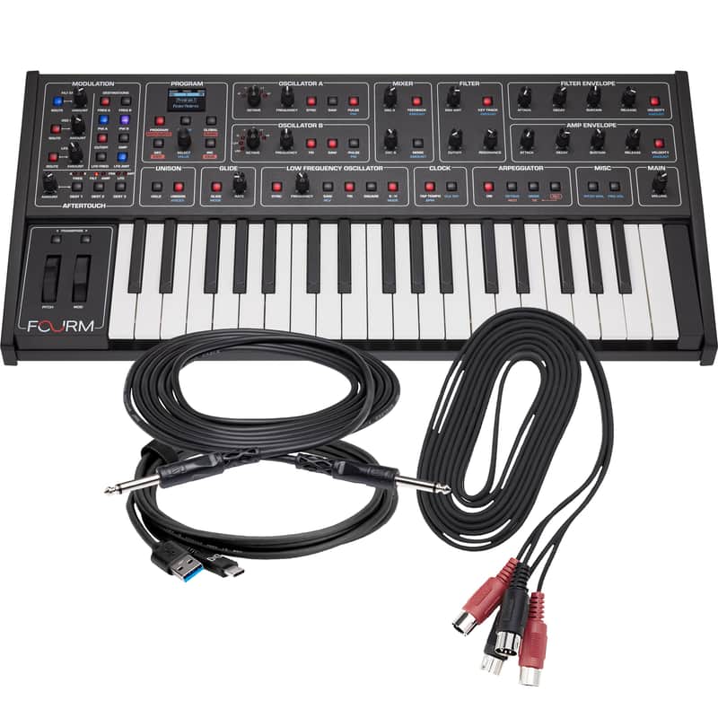 Sequential Fourm 4-Voice Polyphonic Analog Synthesizer CABLE KIT image 1