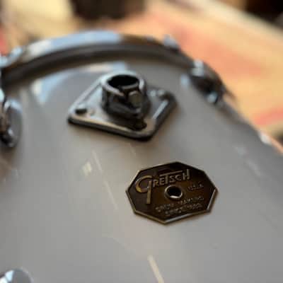 Gretsch USA 6-Piece Drum Set 1970s - White Nitron image 13