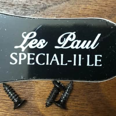 2017 Epiphone Les Paul Special II Electric Guitar Truss Rod Cover With Screws image 1