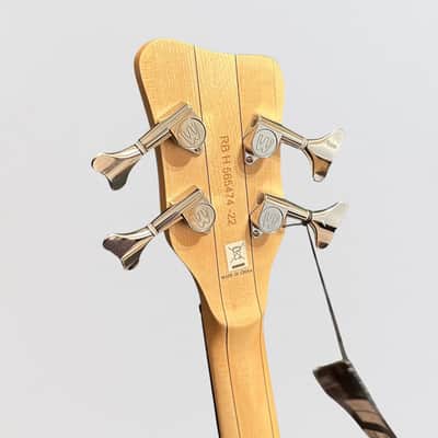 Warwick RockBass Corvette Premium 4-String Left Handed Electric Bass Guitar - Natural image 9