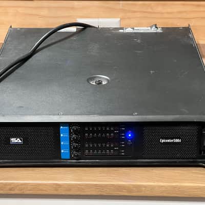 Seismic Audio Epicenter5004 4-Channel 2000w Power Amplifier 2010s - Black image 1
