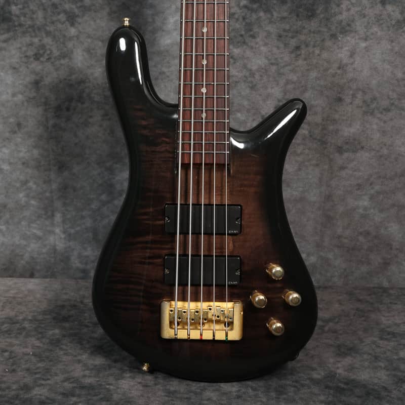 Early '90s Stuart Spector Design NS5-CRFM - Trans Brown image 1