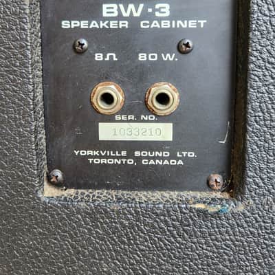 Traynor BW-3 PA/Guitar Speaker Cabinet (Pair) 1980s Canada image 8