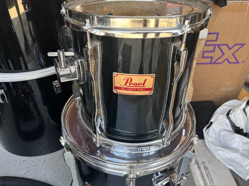 Pearl MLX Black 10” Maple Tom Drum image 1