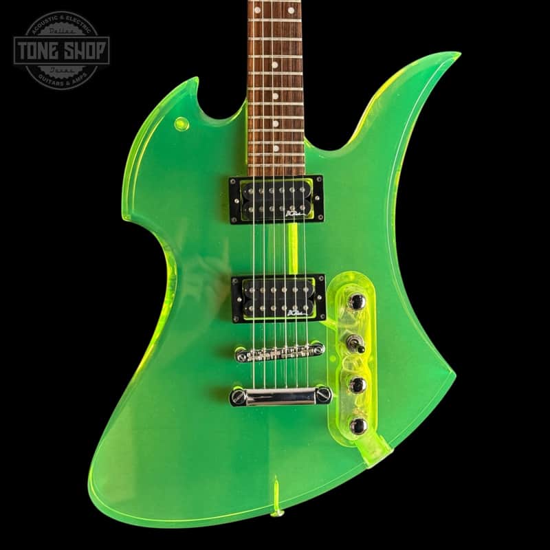 Used BC Rich Mockingbird Trans Green Acrylic w/case TSS7192 image 1