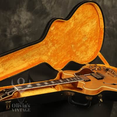RARE original 1961 Gibson ES-355 TDN Natural/BLONDE image 21