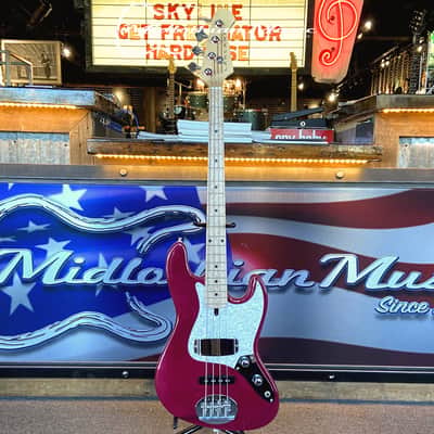 Lakland USA 44-60 - Vintage J Style 4-String Bass - Transparent Purple Finish w/Case image 9