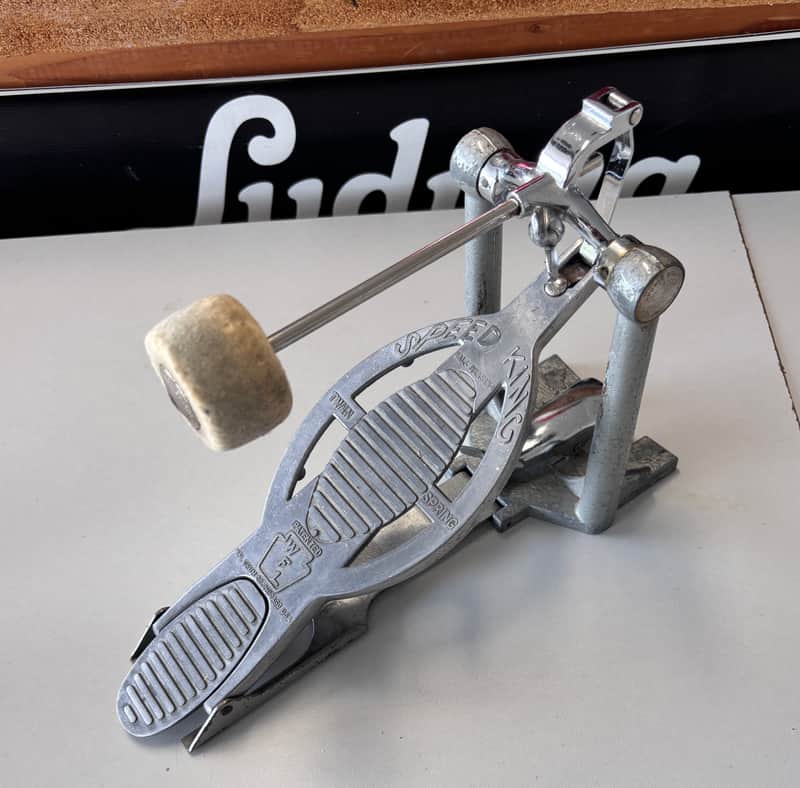 Exc. Original '65 wfl-Ludwig Speed King Pedal! image 1