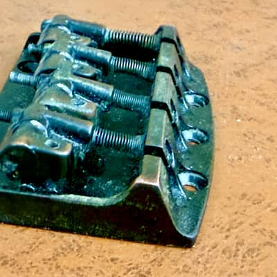 1980's Ibanez Accu-Cast BII Bass Guitar Bridge from RB-850 Roadstar II Black image 8