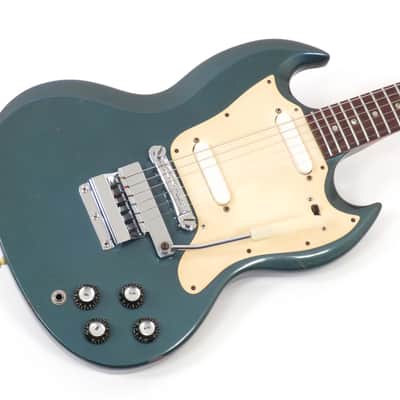 1967 Gibson Melody Maker D Pelham Blue - Rare Double Pickup Model with Original Case image 4