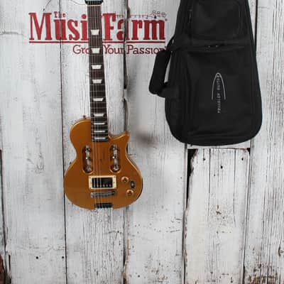 Traveler Guitar Escape EG-1 Electric Guitar Vintage Gold with Gig Bag image 2