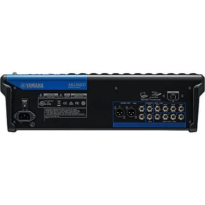 Yamaha MG20XU 20 Channel Analog Mixer - Black image 2