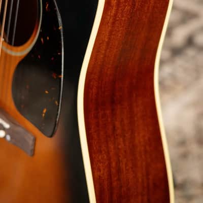 Epiphone 1942 Banner J-45 Reissue Acoustic-Electric Guitar - Vintage Sunburst with Hardshell Case image 11