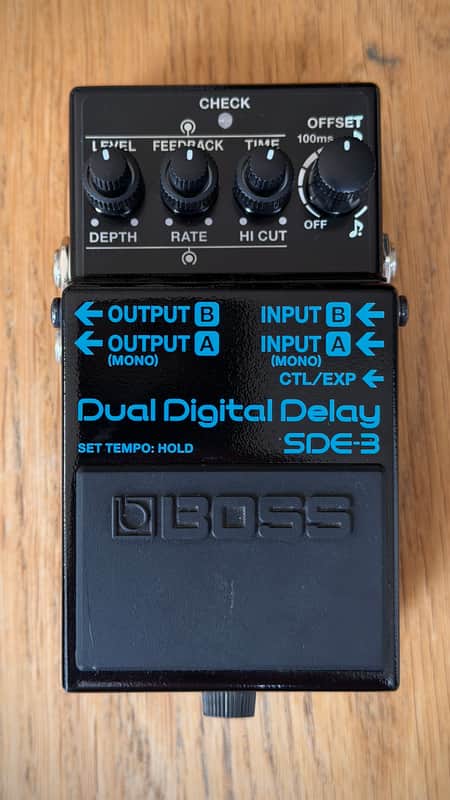 Boss SDE-3 Dual Digital Delay 2024 - Present - Black image 1