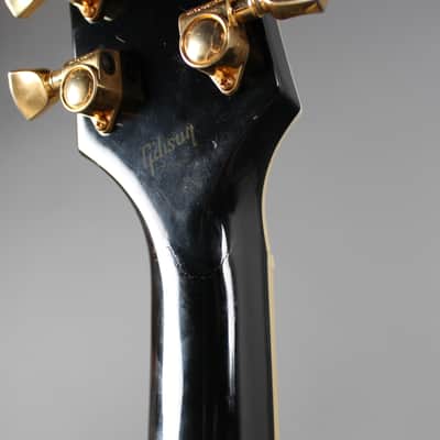 2006 Gibson Les Paul Custom Black Beauty Left Handed *Headstock Repair* image 7