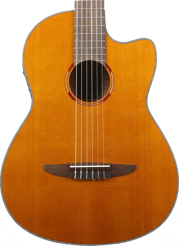 Yamaha NCX1C Acoustic-Electric Classical Guitar, Solid Cedar Top image 1