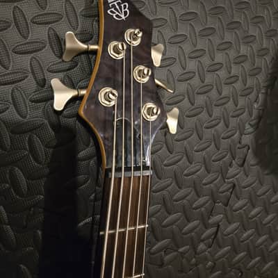 Ibanez BTB405QM-TK with Fishman Fluence Pickups - Standard 2001 - 2007 - Transparent Black 5 string image 6