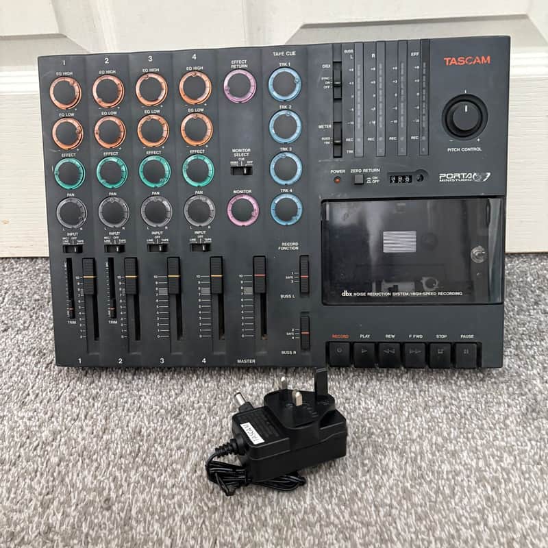 TASCAM Porta 07 Ministudio 4-Track Cassette Recorder 1990s - [dual speed modded] image 1