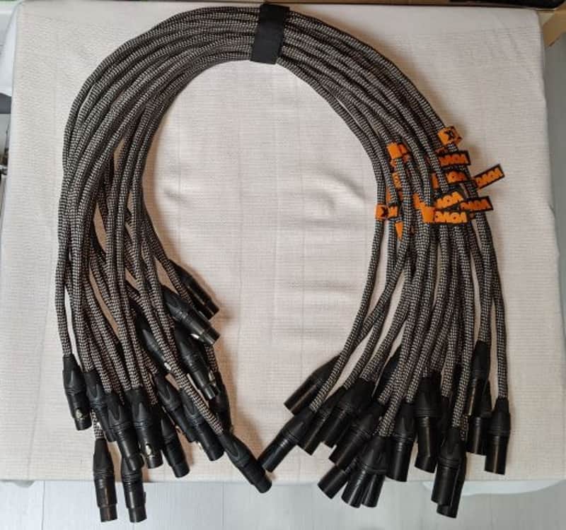 Lot 18 câbles XLR/XLR 1m Vovox Link Direct S100 XLR/XLR image 1