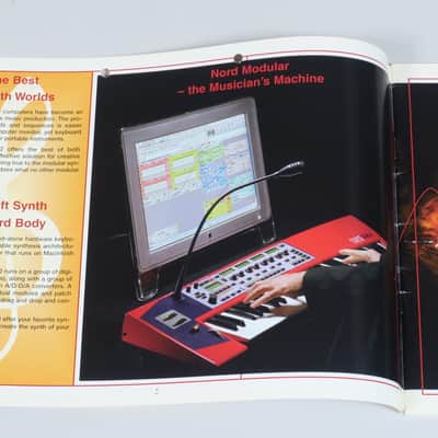 Nord Modular G2X synthesizer with voice expansion board + original owner's manual + brochure image 5
