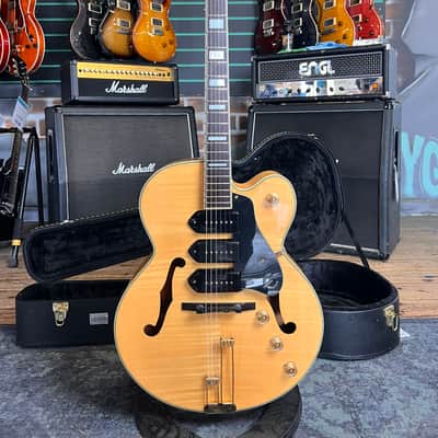 Epiphone Zephyr Blues Deluxe Natural 2004 Hollow Body Electric Guitar image 1