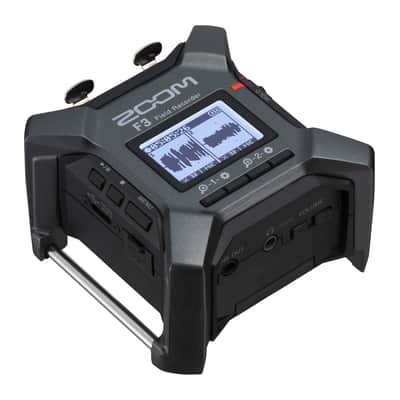 Zoom F3 Professional Field Recorder, 32-bit Float Recording, 2 Channel Recorder, Dual AD Converters, 2 Locking XLR/TRS Inputs, Battery Powered, Wireless Control image 6