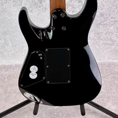 CHARVEL PRO-MOD PLUS DK24 DINKY 2 PT TREM EBONY FRETBOARD  RAVEN BLACK image 5