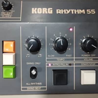Korg KR-55 Rhythm 55 grey with S-2 Dual Footswitch image 6