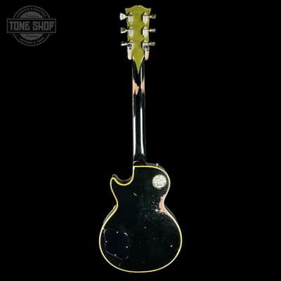 Gibson Custom Limited 68 Les Paul Custom Olive Drab Top Ebony Back Heavy Aged 604538 image 8