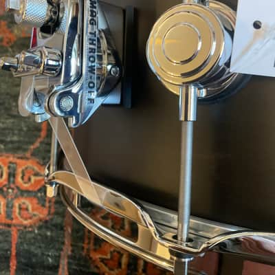 DW Collectors Series Ebony Satin Oil 6.5x14 Snare W/ Chrome HW image 5