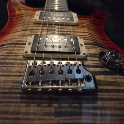 PRS Custom 24 10-Top Charcoal Cherry Burst 2018 image 4