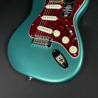 Fender American Professional Classic Stratocaster - Faded Sherwood Green Metallic image 1