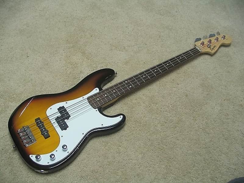 Squier Standard P Bass Special Modded MINT w/ Hardshell Case Fender Precision Jazz image 1