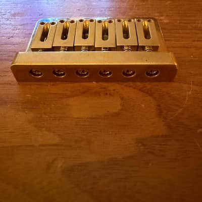 Charvel Jake E. Lee Brass Hardtail Bridge 80s - Brass image 2