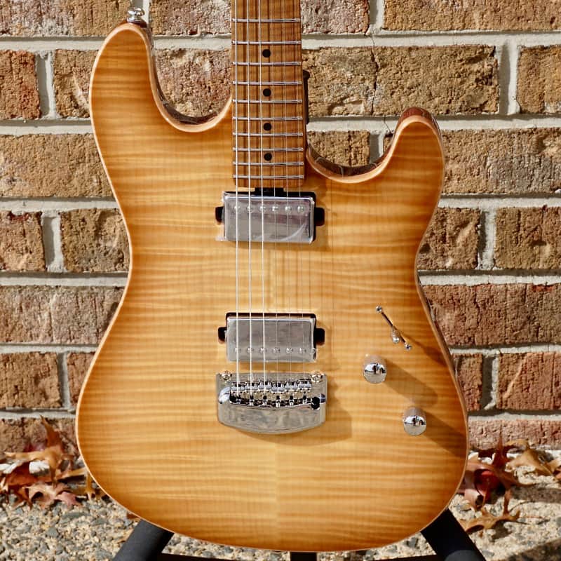 Ernie Ball Music Man Sabre HH Trem Honeysuckle image 1