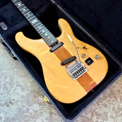 Alembic Prototype Super Strat c 1980 - Natural original vintage USA image 2