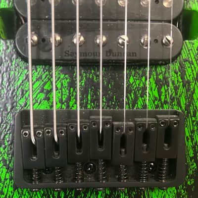 Solar Guitars A2.7GN Canibalismo+ 2023 - Neon Green Open Pore Matte image 5