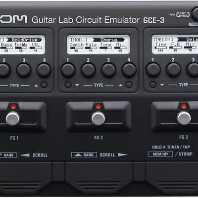 Zoom GCE-3 Guitar Lab Circuit Emulator, Compact USB Audio Interface for Emulation of Zoom Effects Processors Using Guitar Lab Software image 2